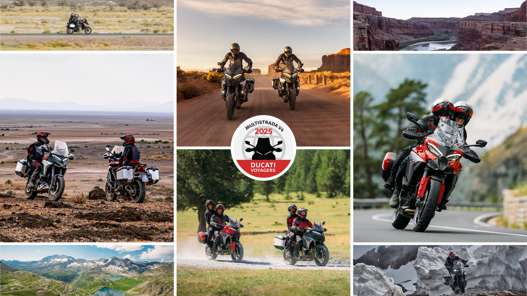 Ducati invites Multistrada V4 riders to share their travel stories for a chance to win exclusive gear and be featured on Ducati’s official channels.