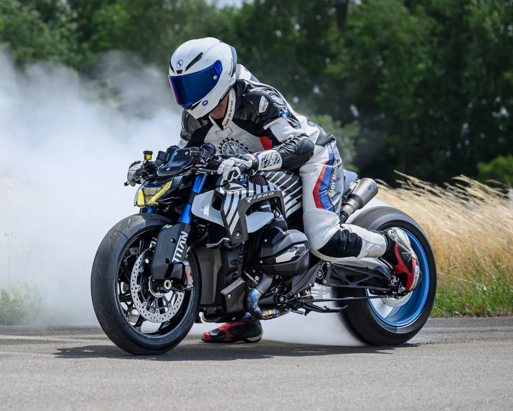 BMW’s custom R 1300 R Titan skips the showroom and hits the track: fully carbon-clad, nitrous-injected, and sprint-ready with no comfort compromises.