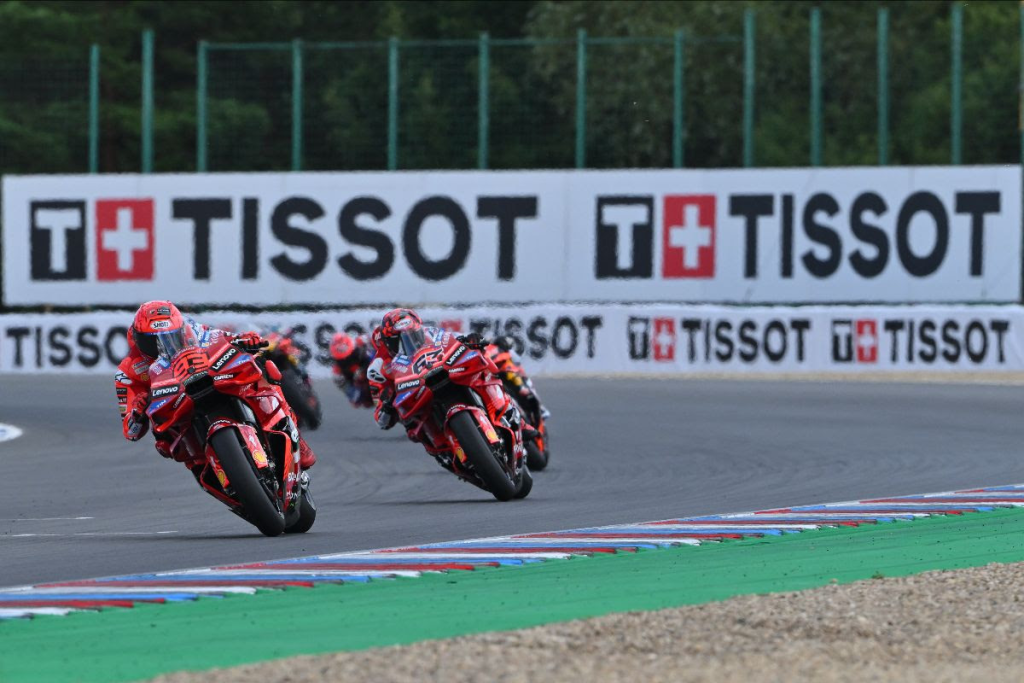 Marc Marquez takes a strategic Brno Sprint victory after a mid-race slowdown, beating Acosta and Bastianini as KTM scores its first double podium of 2025.