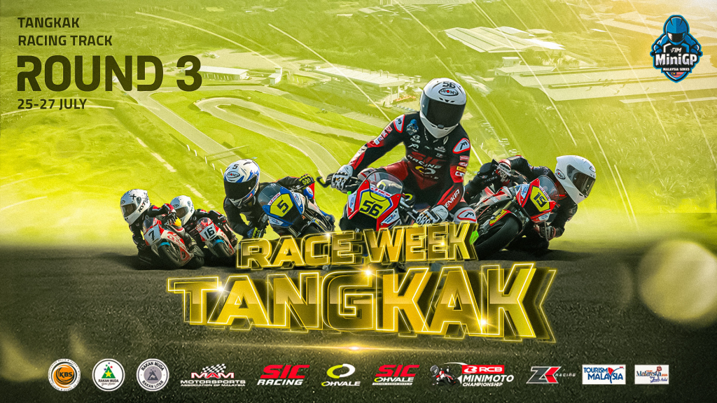 FIM MiniGP Malaysia 2025 continues with Round 3 at Tangkak Circuit on July 26–27, featuring young local and international talent across multiple junior racing categories.