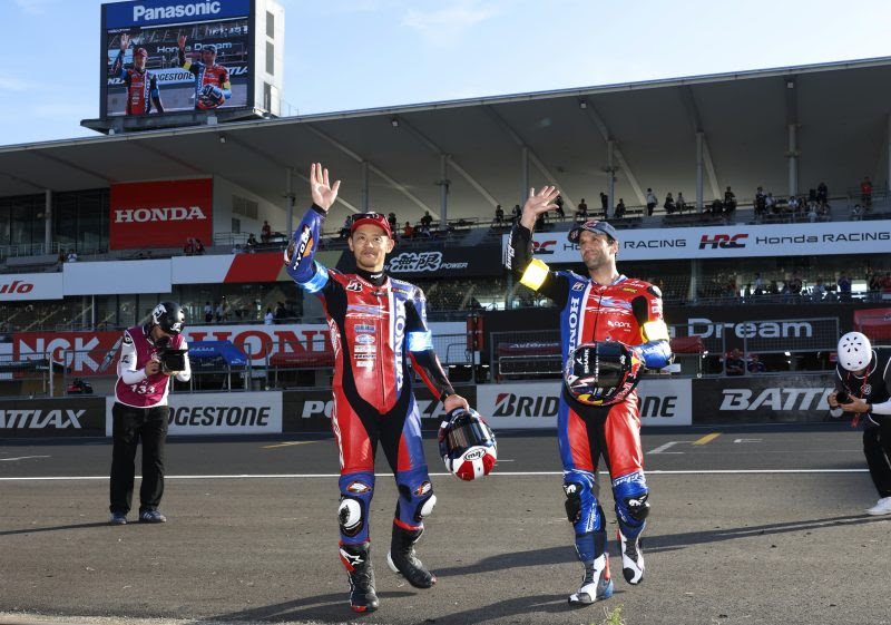 Johann Zarco secures pole for Honda HRC at the 2025 Suzuka 8 Hours with a record-breaking 2'04.290 lap in the Top 10 Trial.