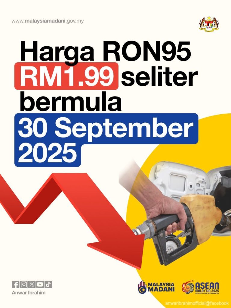 RON95 at RM1.99
