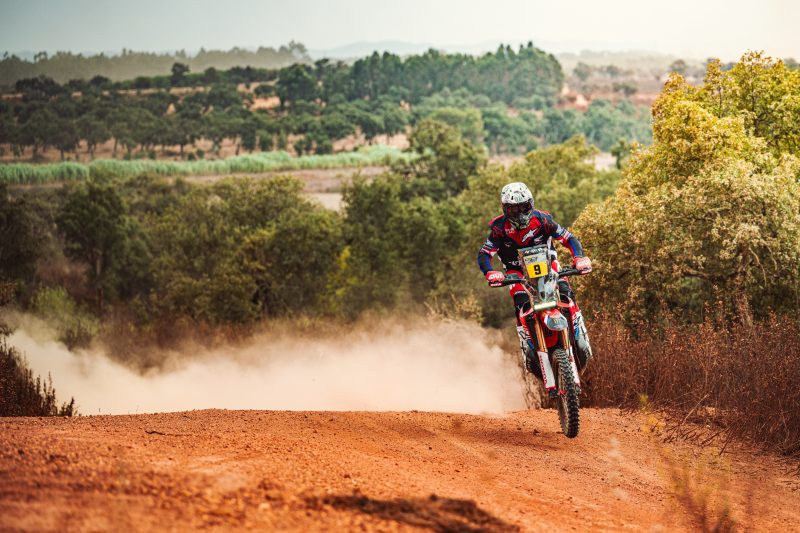 Monster Energy Honda HRC heads into Rally-Raid Portugal 2025 with Ricky Brabec, Adrien Van Beveren, Tosha Schareina, and Skyler Howes chasing crucial World Rally-Raid Championship points across 2,367 km of fast, dusty terrain.