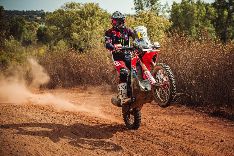 Monster Energy Honda HRC heads into Rally-Raid Portugal 2025 with Ricky Brabec, Adrien Van Beveren, Tosha Schareina, and Skyler Howes chasing crucial World Rally-Raid Championship points across 2,367 km of fast, dusty terrain.