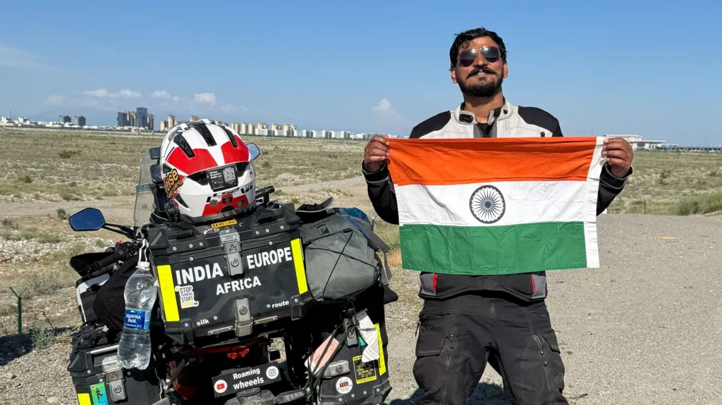 Indian motorcyclist Yogesh Alekari had his KTM stolen mid-world tour in Nottingham, but riders worldwide and even Ewan McGregor’s Long Way team rallied with offers of gear and bikes.