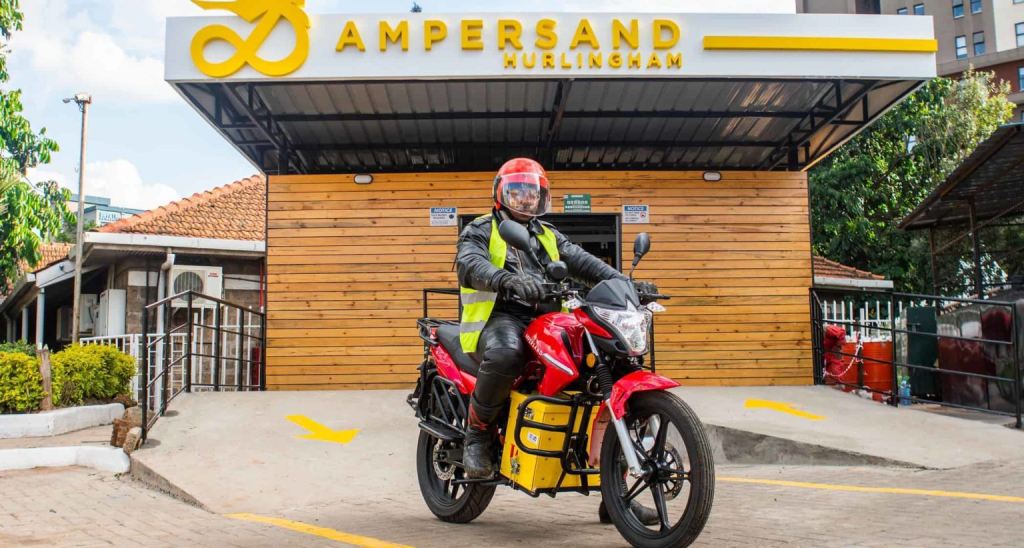 Rwanda-Kenya startup Ampersand raises new funding from BII and others to scale its electric motorcycle fleet to 13,000 and double its battery swap network by 2026.