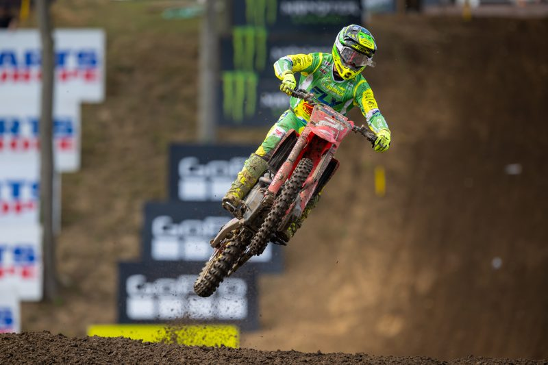 Australia’s all-Honda team of Jett and Hunter Lawrence, with Kyle Webster, clinch back-to-back MXoN victories at Ironman Raceway.