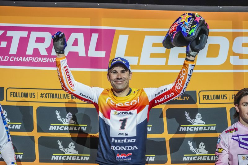 Toni Bou secures his fifth win of the 2026 X-Trial season in Leeds, extending his championship advantage, while teammate Gabriel Marcelli misses the podium for the first time this year ahead of Barcelona.