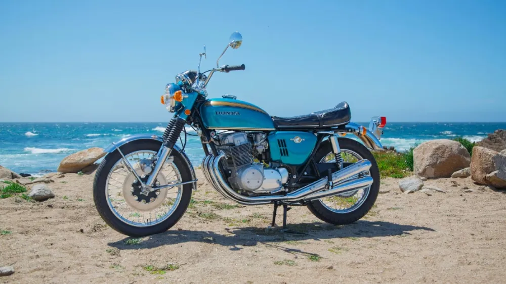 A rare 1968 Honda CB750 prototype has set a new record, selling for $313,500 at Mecum’s Las Vegas auction, making it the most expensive Japanese motorcycle ever sold.