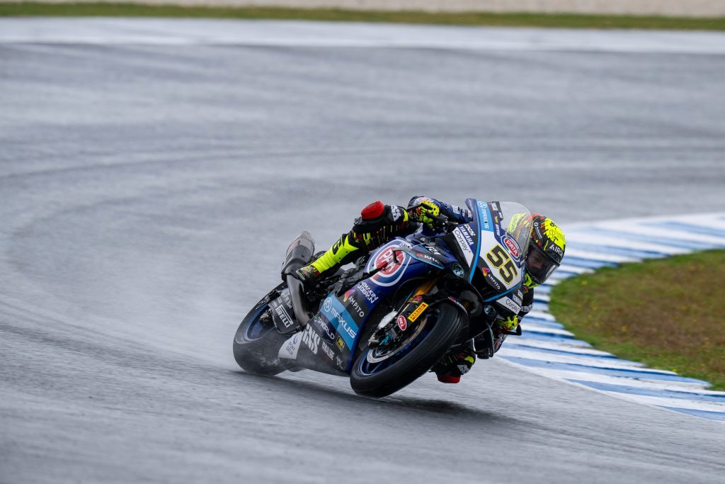 Andrea Locatelli charges from 15th to fifth in a rain-soaked Race 2 at Phillip Island, offering a bright spot in a tough 2026 WorldSBK opener for Pata Maxus Yamaha.