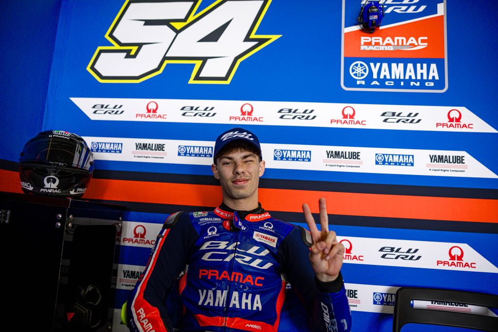 BLU CRU Pramac Yamaha Moto2 Portimão Test