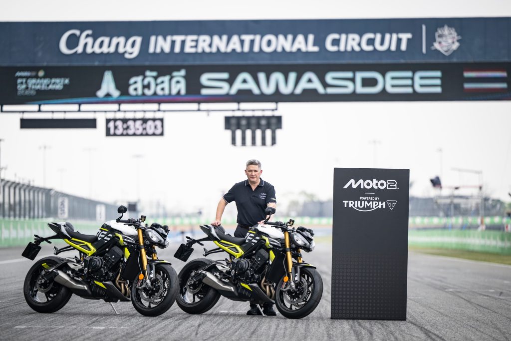 Triumph reveals exclusive Street Triple 765 Moto2 Edition bikes as prizes for the 2026 Triumph Triple Trophy, rewarding top Moto2 riders and one lucky fan.