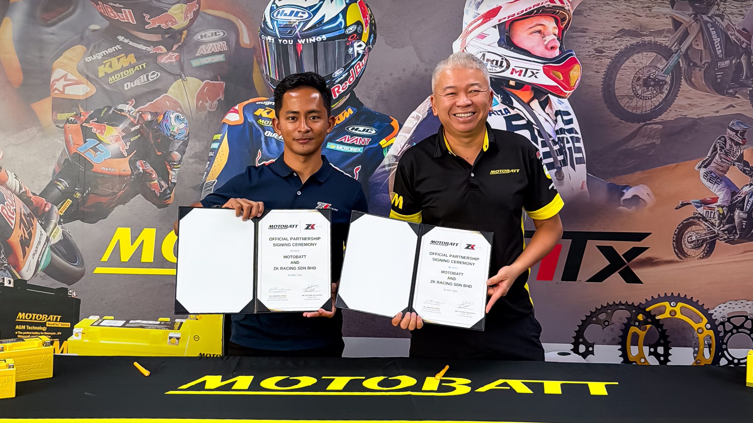 Kerjasama Motobatt ZK Racing