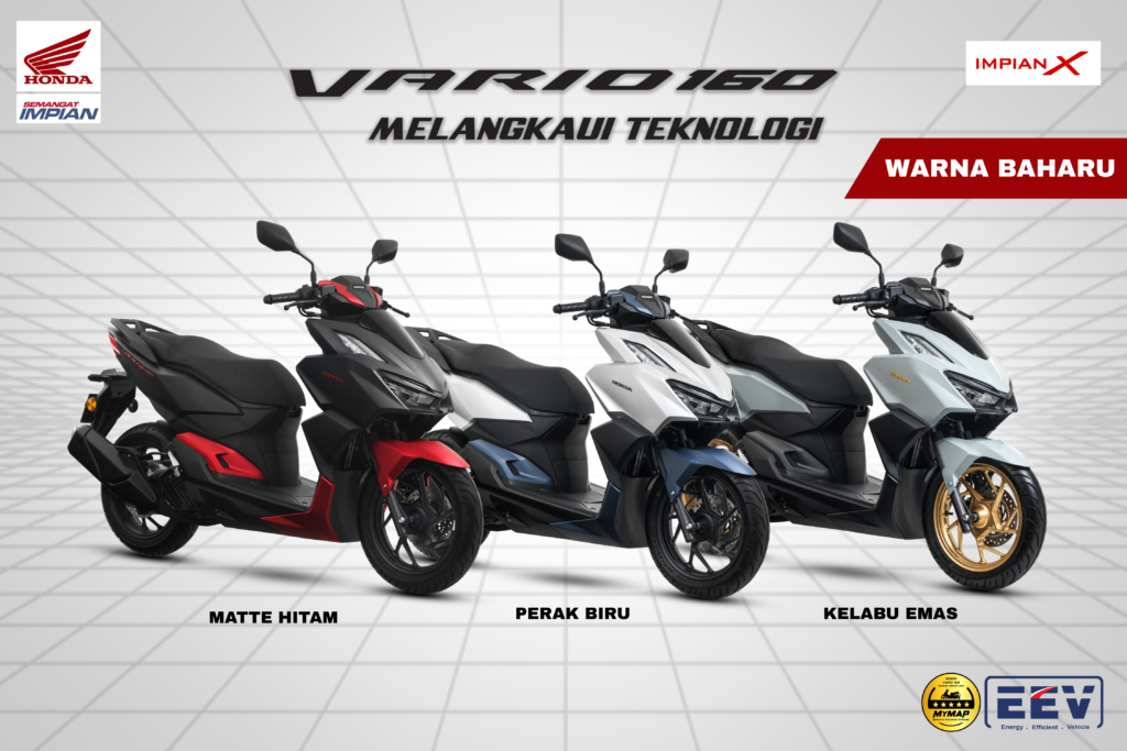 Honda Vario 160 New Colour Options