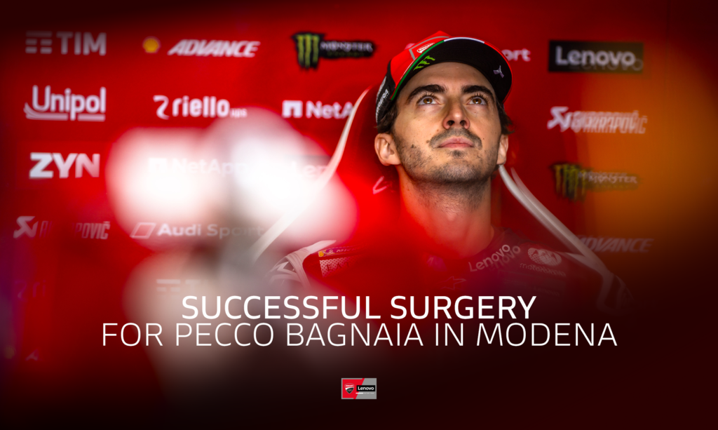 Francesco Bagnaia forearm surgery