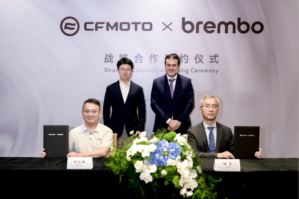 CFMOTO Brembo strategic partnership