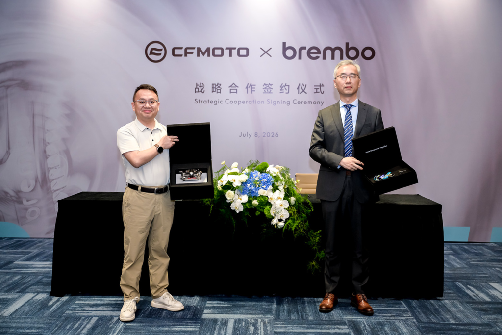 CFMOTO Brembo strategic partnership