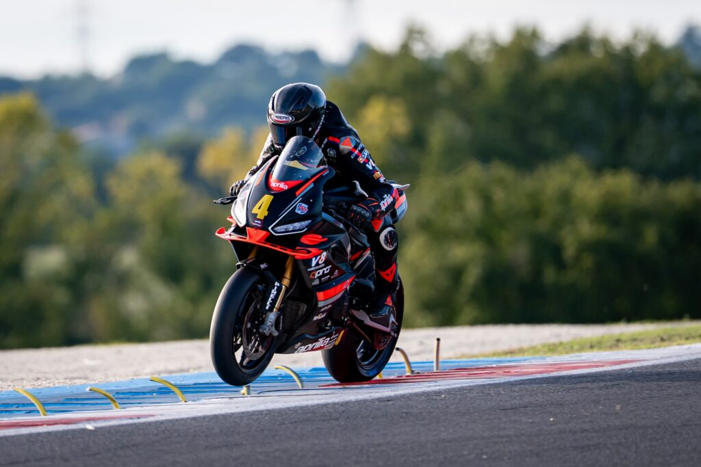 Gabriel Tesini 2026 Aprilia RS 660 Trophy Champion