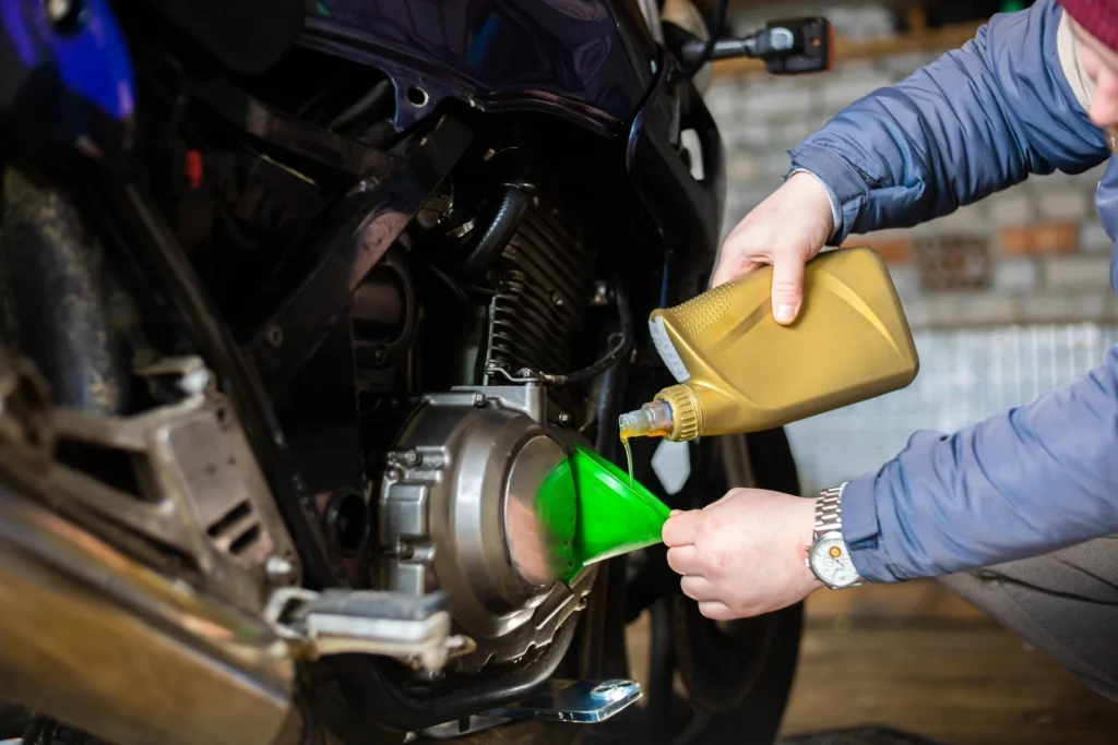 Types of Motorcycle Engine Oil